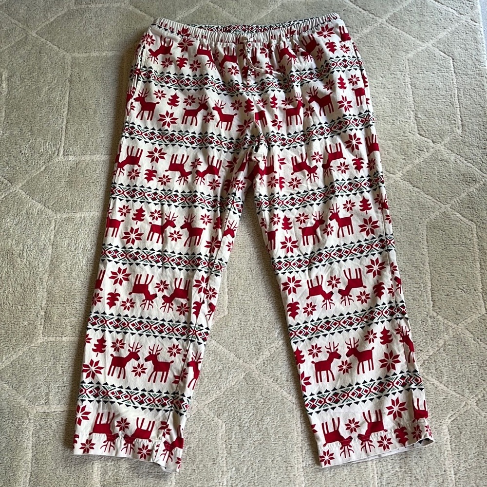 Hanna Andersson Reindeer PJ Pants